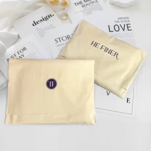 Custom Cotton Envelope Bag Flat Fold Pouch Gift Card Holder Money Envelope