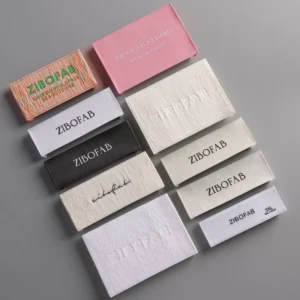 Custom Cotton/Satin/Woven Clothing Labels with Logo for Apparel