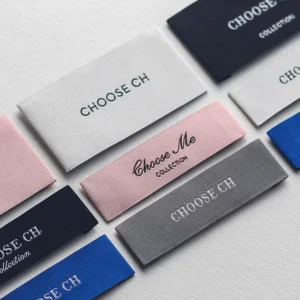 Custom Cotton Woven Neck Labels for Garments