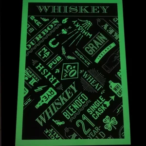 Custom Creative Luminous Printing Festival Event Poster Art Prints Promotion Glow in the Dark Business Display Branding Posters