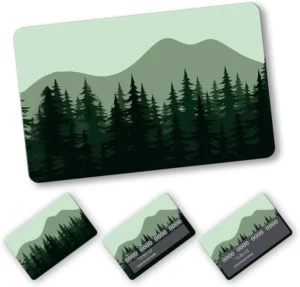 Custom Credit Card Skin Debit Card Skin Scratchproof Transportation Card Cover Dark Mountain Laptop Wall Window Bumper Sticker