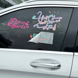 Custom Cut Car Windshield Decals Window Sticker Vinyl With Brand Print Letter Text Logo PVC Car Transfer Stickers