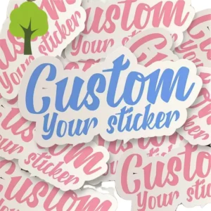 Custom Cute Animal Waterproof Vinyl Die-Cut Stickers for Kids Puppy Kitty Unicorn Dinosaur Laptop Bottle
