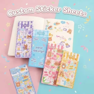 Custom Cute Cartoon Anime Stickers Build Your Own Waterproof Eco-Friendly Custom Sticker Sheet Personalized Stickers