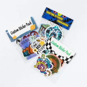 Custom Cute Cartoon Glossy Vinyl Die-Cut Stickers