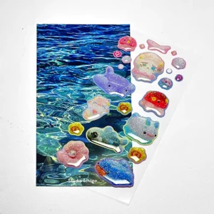 Custom Cute Decorative Stickers Kawaii Stationery Stickers for Scrapbooking Journaling