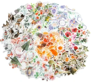 Custom Cute Stationery Scrapbooking Sticker Collage Kit