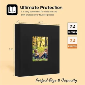 Custom DIY Cloth Cover Hardcover Picture Book Scrapbook Organizer Slip-In Photo Album for Baby and Wedding