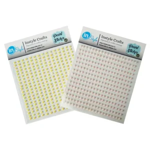Custom Decoration Twinkling Round Scrapbooking Colorful Cute Pearl Sticker