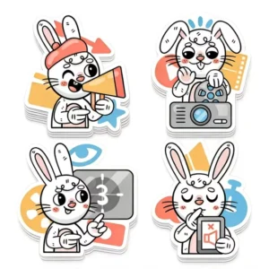 Custom Decorative Adhesive Vinyl Stickers, Waterproof, CMYK Digital Printing, Strong Adhesive, Custom Shapes for Packaging