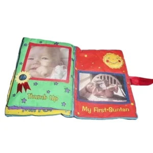Custom Decorative Soft Plush Fabric Baby Scrapbook Photo Album