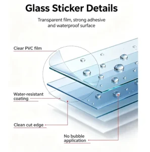 Custom Decorative Stickers, Self-Adhesive and Removable, for Home, Office, Store, Car and Logo Decor