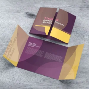 Custom Design A4 A5 A6 Paper User Manual Leaflet Printing Booklet Trifold Flyers Advertising Business Brochure Offset Printing