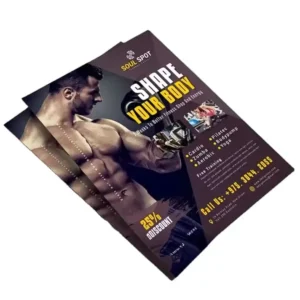 Custom Design Art Paper A4 A3 Business Flyers and Brochures Printing Service