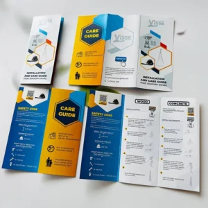 Custom Design Business Promotion Pamphlet Flyer Brochure Advertising Brochure Leaflet with Double Side Printing
