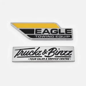 Custom Design Chrome Car Emblem Vehicle Badge Letter Sticker