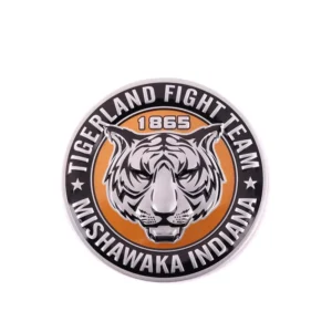 Custom Design Die Cutting Aluminum Alloy Stickers for Car Decoration Embossing Car Sticker