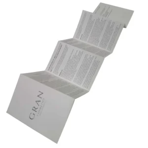 Custom Design Folded Business Advertising Paper Flyer Brochure Printing