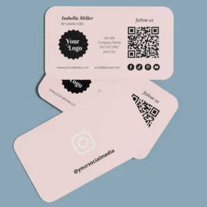 Custom Design High Quality Eco-Friendly Recyclable Business Cards 5.4x9cm Offset Printing Professional Full-color Exhibition