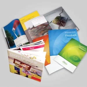 Custom Design Promotional Advertising Folded Booklet Leaflet Art Paper Poster Catalog Brochure Flyer Menu Printing Services