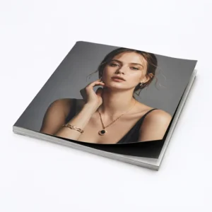 Custom Design Softcover Perfect-Bound Business Catalogue Brochure Printing