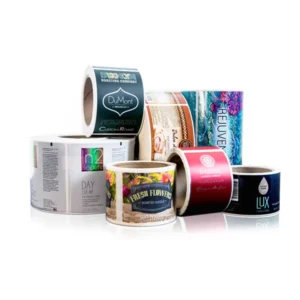 Custom Design Sticker Plastic Bottle Cosmetic Label Printing