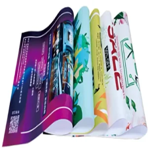 Custom Designed Indoor Wall Poster Printed with Die Cutting Printing on PVC Vinyl Eco Friendly & UV Resistant