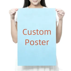 Custom Designed Offset Printed Hanging Poster Film Laminate Waterproof UV Resistant Eco Friendly Heavy Duty Poster for Roadside