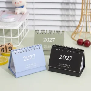 Custom Desk Calendar with Daily Inspirational Quotes, Table Tent and Perpetual Calendar