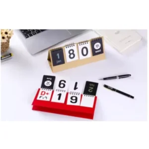 Custom Desk Table Printing Calendar Custom Size Tear off Countdown Time Daily Advent Planner with Photo Frame Use