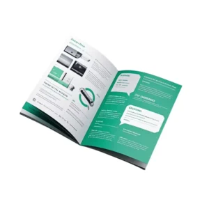 Custom Die Cut Brochure Printed Instruction Folding Manual Printing Company Book Magazine