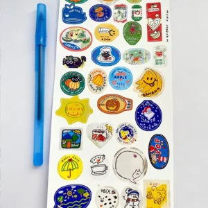 Custom Die-Cut Cartoon Stickers and Labels for Scrapbooks and Journals