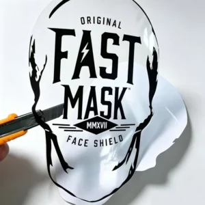 Custom Die Cut Clear Vinyl Logo Sticker Strong Adhesive Waterproof PVC Decal