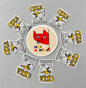 Custom Die Cut Company Logo Multiple Design Glossy Matte Adhesive Cartoon Stickers