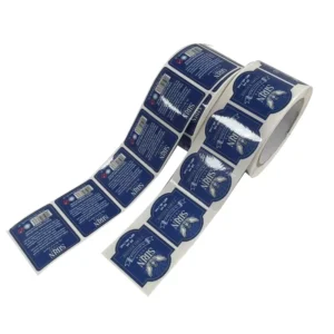 Custom Die-Cut Glossy Waterproof Vinyl Self-Adhesive Labels