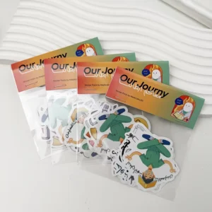 Custom Die Cut Logo Stickers Waterproof Outdoor Self-Adhesive