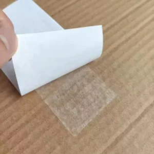 Custom Die-Cut PVC Double-Sided Adhesive Tape with Pressure-Sensitive Acrylic Liner for Masking Envelopes