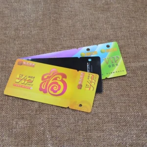 Custom Die-Cut PVC Magnetic Card with Embossing, VIP Membership, Warranty, Barcode and QR Code, OEM/ODM Factory Direct