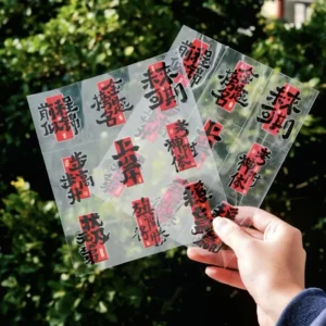 Custom Die-Cut Printed Packaging Labels, Sheet Adhesive UV Transfer Stickers for Business Use
