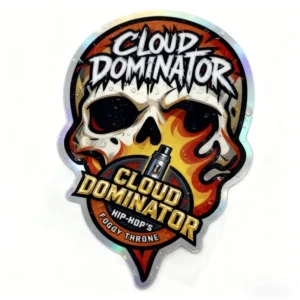 Custom Die-Cut Self-Adhesive Stickers with Brand Logo Printing for Product Decoration