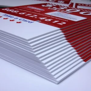 Custom Die-Cut Sintra PVC Foamex Sign with Aluminum Frame