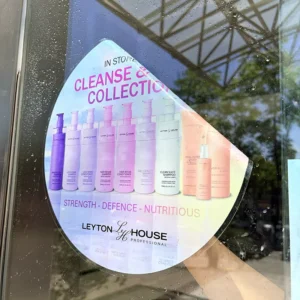 Custom Die-Cut Transparent Waterproof Static Cling Window Poster Decal