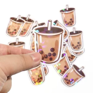 Custom Die-Cut Vinyl Adhesive PVC Cartoon Froster Stickers with Company Logo