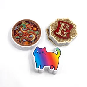 Custom Die-Cut Vinyl Sticker Waterproof Cartoon Animal Logo Decor for Laptop Car Water Bottle DIY Craft