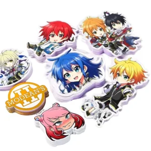 Custom Die Cut Vinyl Stickers, Waterproof PVC Labels, Cartoon Design