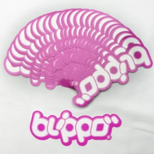 Custom Die-Cut Waterproof Adhesive PVC Vinyl Logo Stickers for Packages, Cups, and Bottles