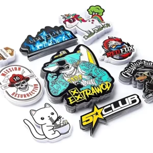 Custom Die-Cut Waterproof Adhesive Vinyl PVC Logo Cartoon Stickers