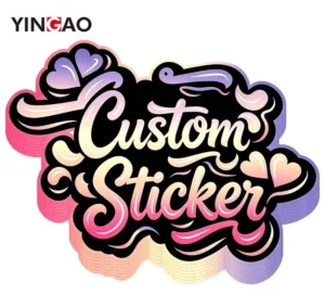 Custom Die-Cut Waterproof Colorful Vinyl Stickers for Water Bottles, Laptops, and Business Branding