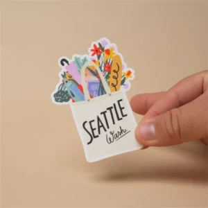 Custom Die-Cut Waterproof Holographic Vinyl Stickers, Mixed Designs