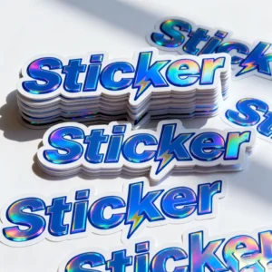 Custom Die Cut Waterproof PVC Vinyl Logo Stickers for Promotional Gifts Printing